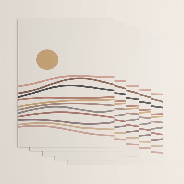 Abstract Landscape 16 Wrapping Paper Gallery Image 3