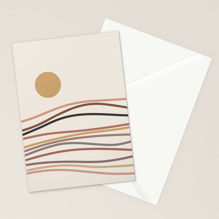 Abstract Landscape 16 Stationery Card Gallery Image 2
