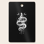 Serpent Spell-White Cutting Board Gallery Image 1