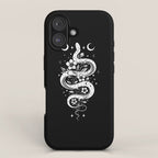 Serpent Spell-White iPhone Case Gallery Image 1