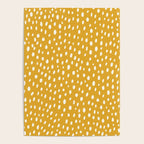 Yellow Polka Dot Spotted Pattern Abstract Print Dots Poster Gallery Image 4