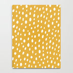 Yellow Polka Dot Spotted Pattern Abstract Print Dots Notebook Gallery Image 4