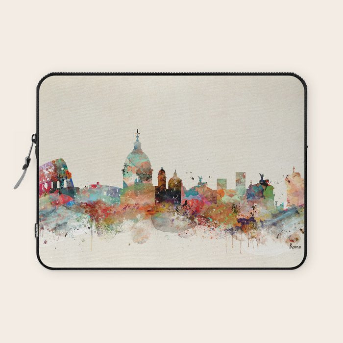 rome italy skyline Laptop Sleeve Gallery Image 1
