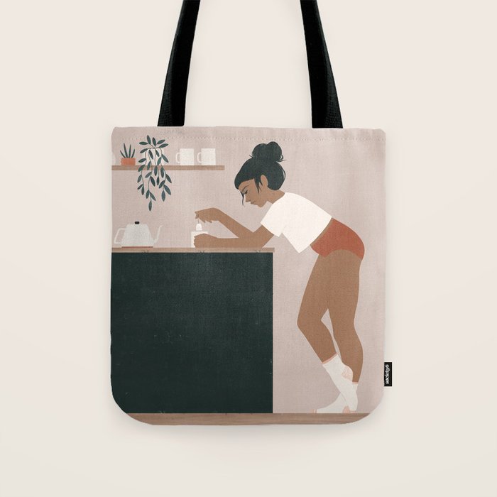 tea & undies Tote Bag Gallery Image 1