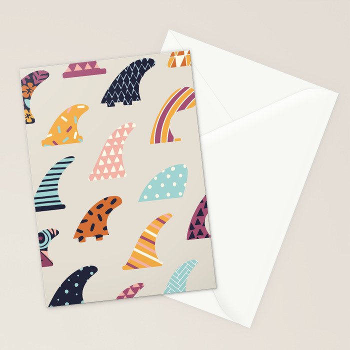 Single fin Stationery Card Gallery Image 2