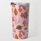 Falling Leaves Print Travel Mug Gallery Image 3