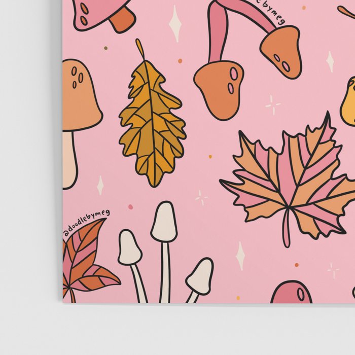 Falling Leaves Print Poster Gallery Image 3