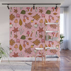 Falling Leaves Print Wall Mural Gallery Image 1