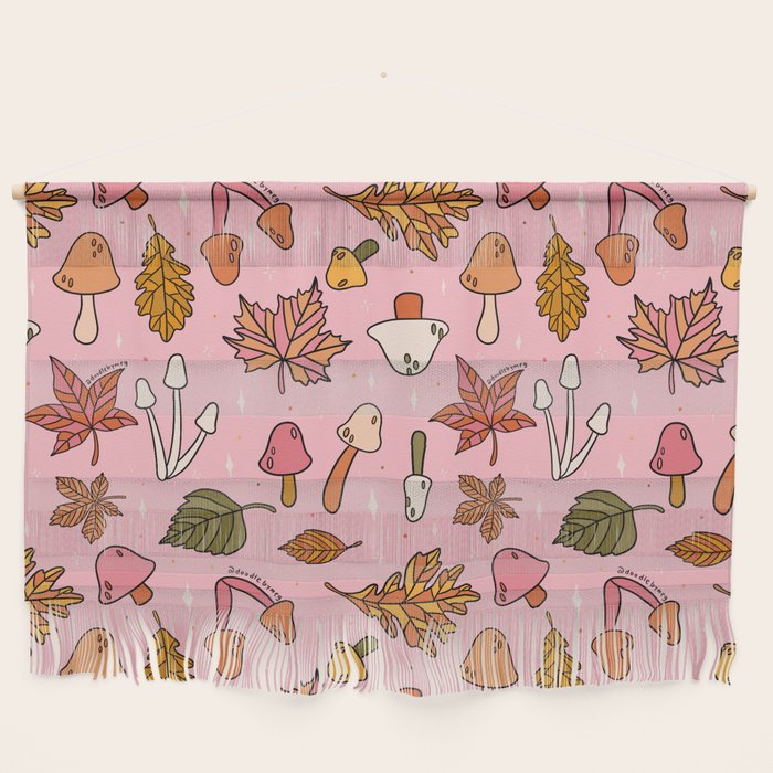 Falling Leaves Print Wall Hanging Gallery Image 1