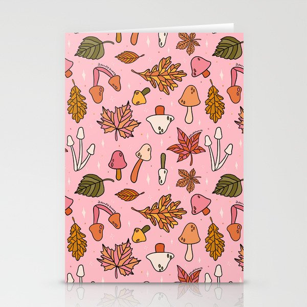 Falling Leaves Print Stationery Card Gallery Image 1