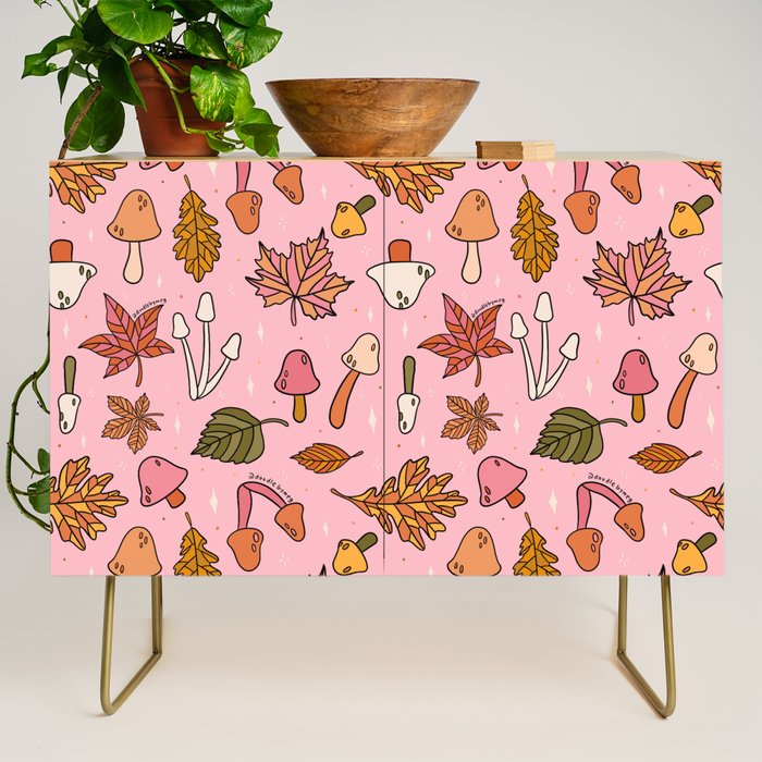 Falling Leaves Print Credenza Gallery Image 1