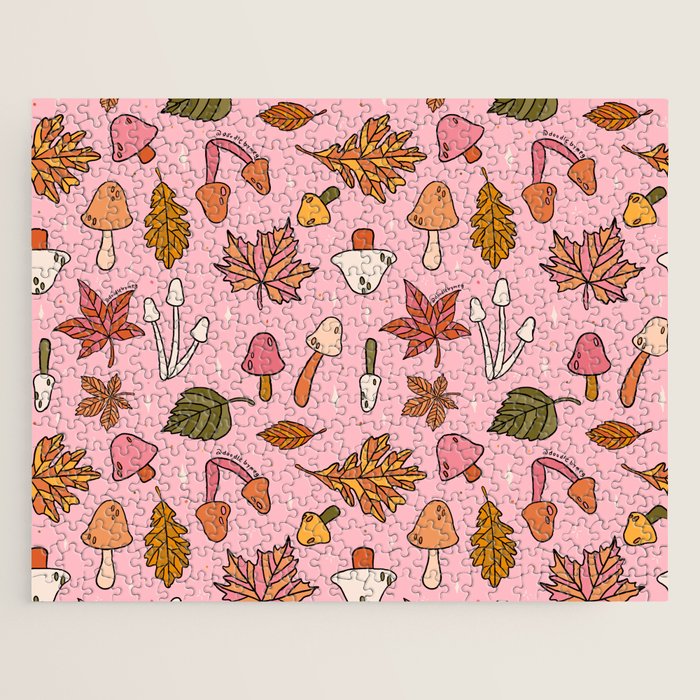 Falling Leaves Print Jigsaw Puzzle Gallery Image 1