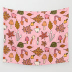 Falling Leaves Print Wall Tapestry Gallery Image 4