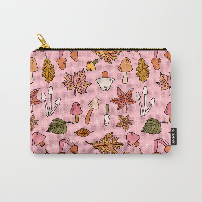 Falling Leaves Print Carry All Pouch Gallery Image 1