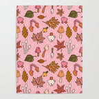 Falling Leaves Print Poster Gallery Image 4