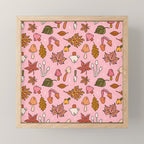Falling Leaves Print Mini Art Print Gallery Image 1