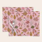 Falling Leaves Print Placemat Gallery Image 1