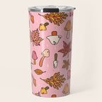 Falling Leaves Print Travel Mug Gallery Image 1