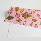 Falling Leaves Print Wrapping Paper Gallery Image 2