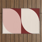 Almond Abstract XIX Outdoor Rug Gallery Image 1