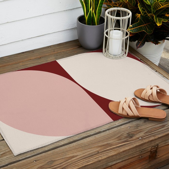 Almond Abstract XIX Outdoor Rug Gallery Image 2