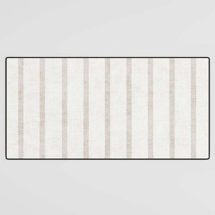 AEGEAN WIDE SPACED TICKING JUTE Desk Mat Gallery Image 3