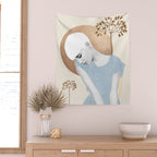 Gentle Beauty 6 Wall Tapestry Gallery Image 2