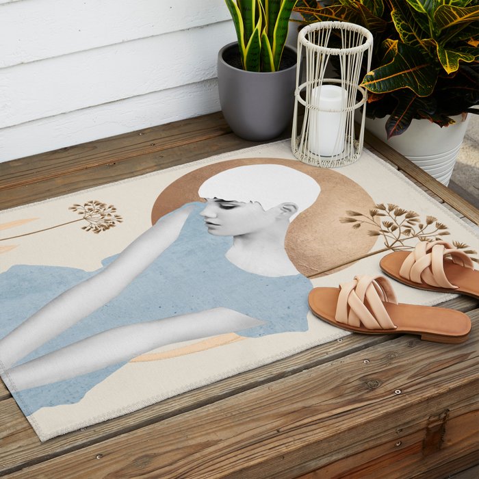 Gentle Beauty 6 Outdoor Rug Gallery Image 2