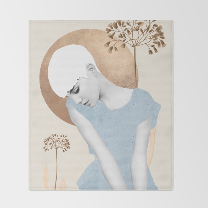 Gentle Beauty 6 Throw Blanket Gallery Image 2