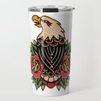 Colour Vintage Eagle Travel Mug Gallery Image 1