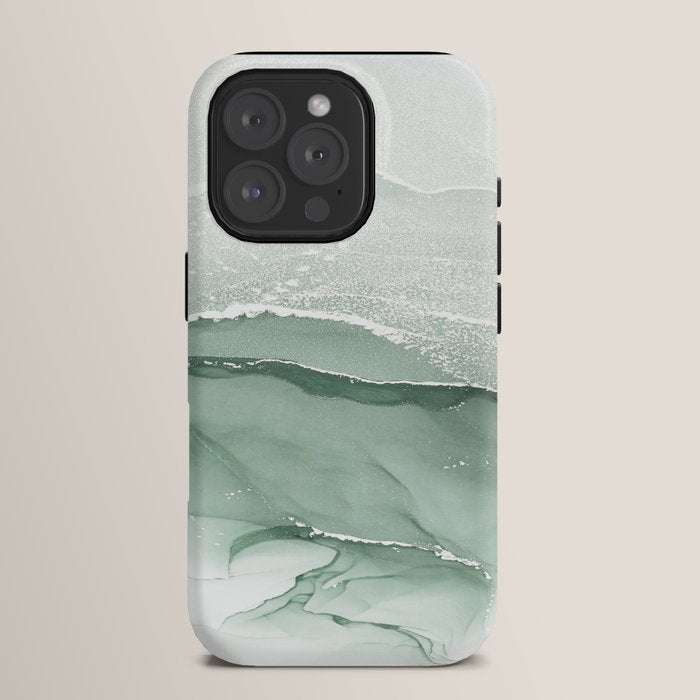 Abstract Sage Green Art Print By LandSartprints iPhone Case Gallery Image 15