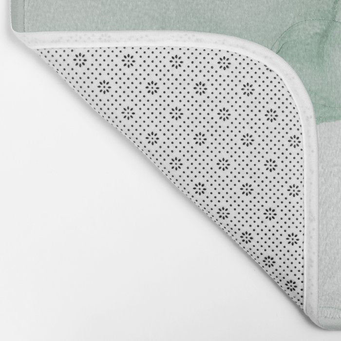 Abstract Sage Green Art Print By LandSartprints Bath Mat Gallery Image 2