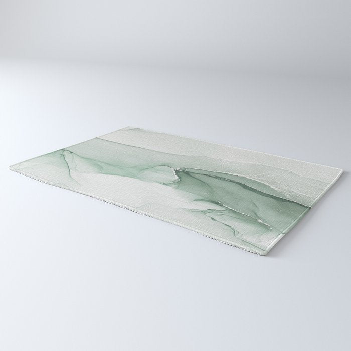 Abstract Sage Green Art Print By LandSartprints Rug Gallery Image 3