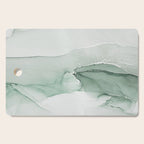 Abstract Sage Green Art Print By LandSartprints Cutting Board Gallery Image 1