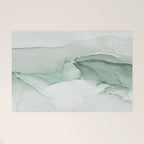 Abstract Sage Green Art Print By LandSartprints Welcome Mat Gallery Image 1