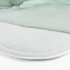 Abstract Sage Green Art Print By LandSartprints Bath Mat Gallery Image 3