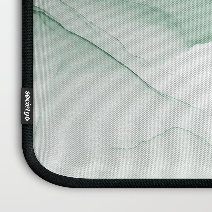 Abstract Sage Green Art Print By LandSartprints Laptop Sleeve Gallery Image 3