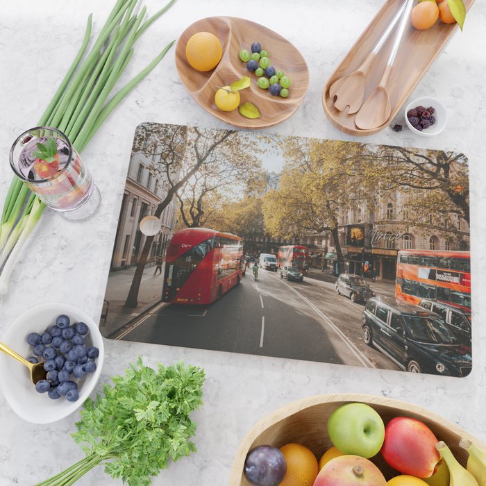 London Red Buses - Photography Cutting Board Gallery Image 2