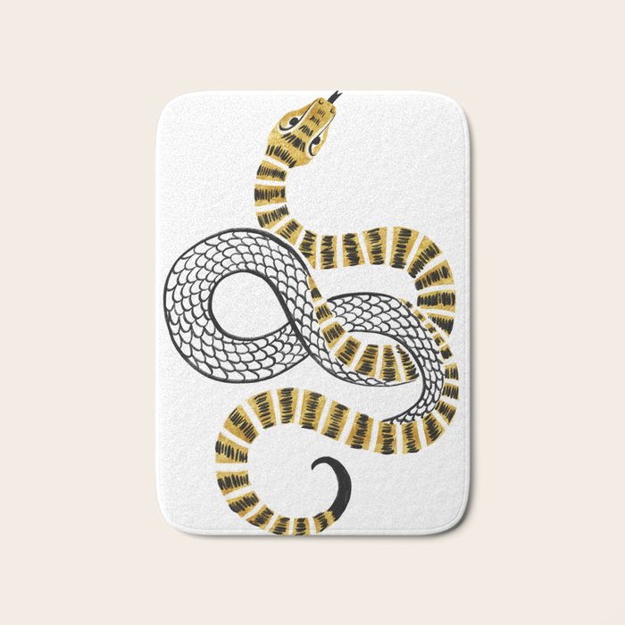 Gold Snake Bath Mat Gallery Image 1