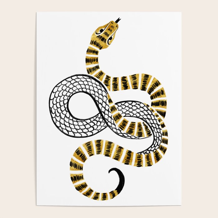 Gold Snake Poster Gallery Image 4