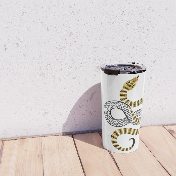 Gold Snake Travel Mug Gallery Image 4