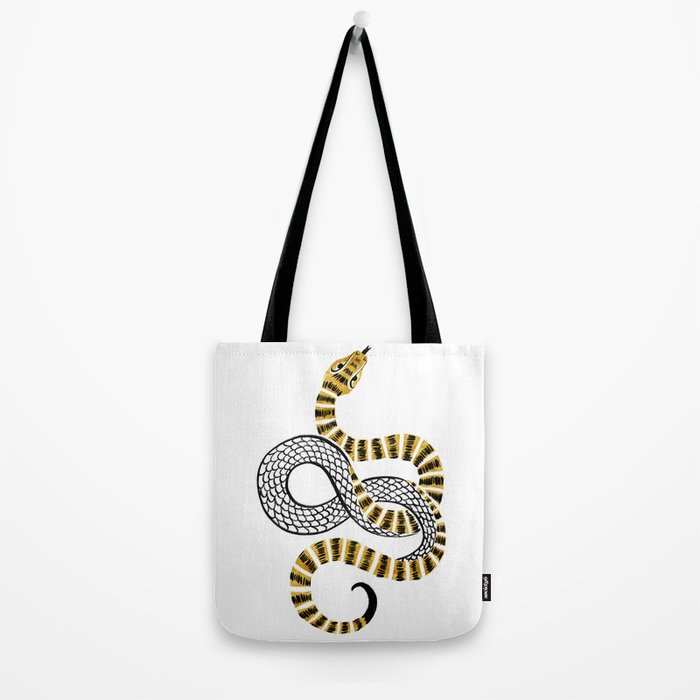 Gold Snake Tote Bag Gallery Image 2