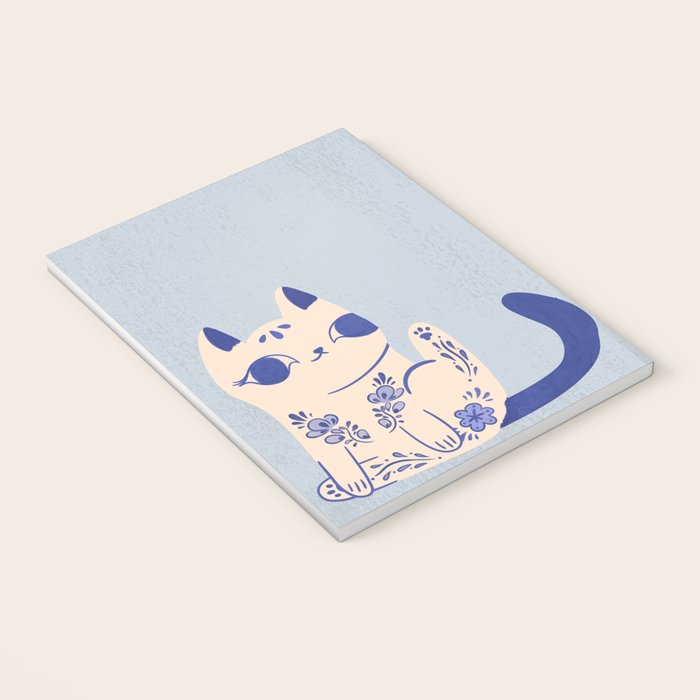 Delft Pottery Cat Butt Notebook Gallery Image 3