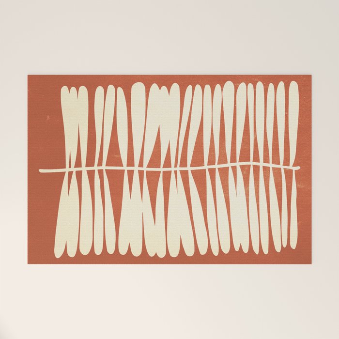 Rust Fern Welcome Mat Gallery Image 1