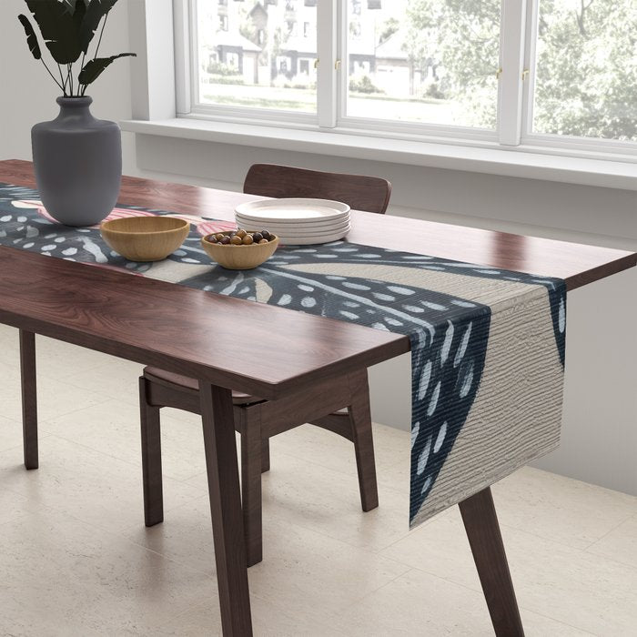 Bleeding Heart Flower Drawing Table Runner Gallery Image 2