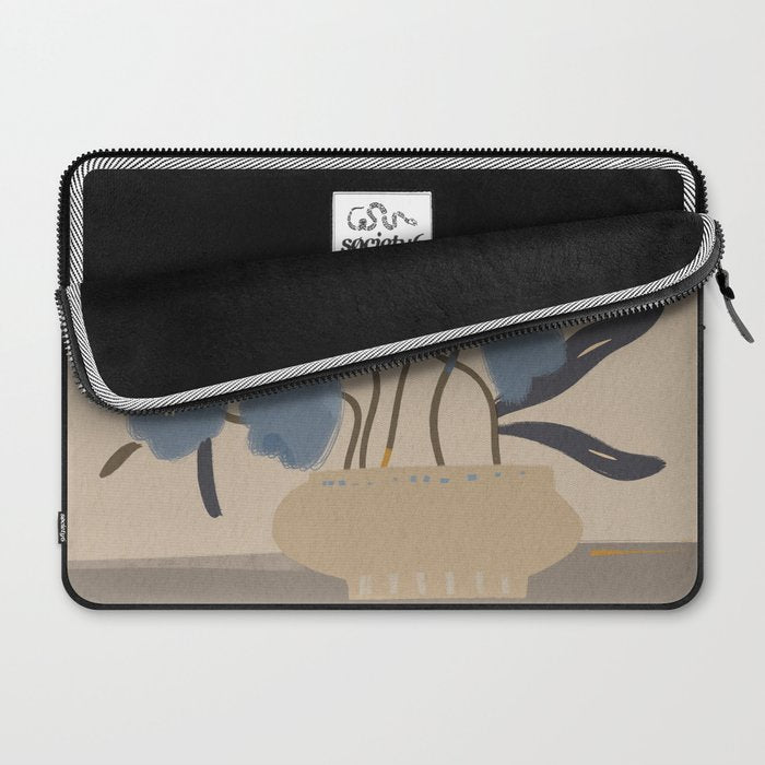 decorative flowers in a vase Laptop Sleeve Gallery Image 2