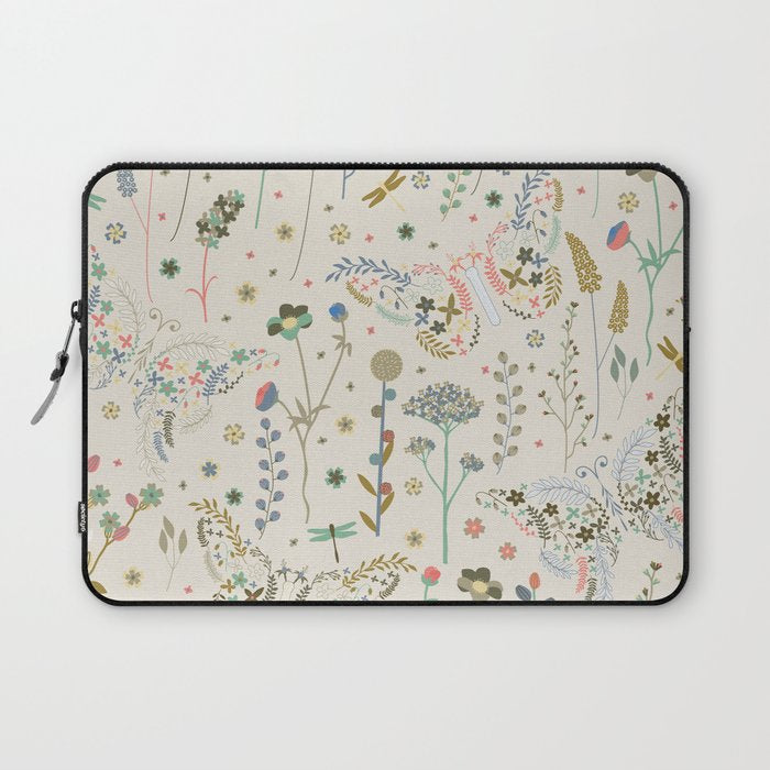 Wildflower Meadow Laptop Sleeve Gallery Image 1