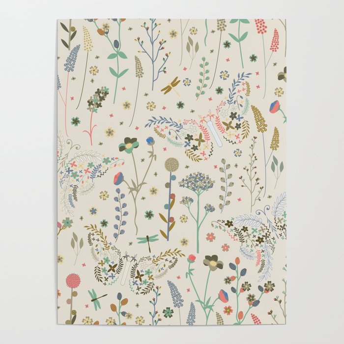 Wildflower Meadow Poster Gallery Image 4