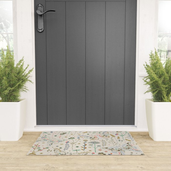 Wildflower Meadow Welcome Mat Gallery Image 3