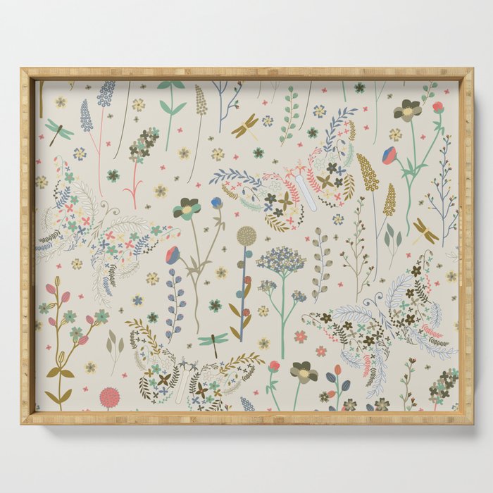 Wildflower Meadow Serving Tray Gallery Image 1